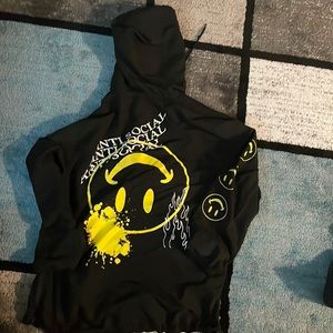 Anti social lightweight rain jacket